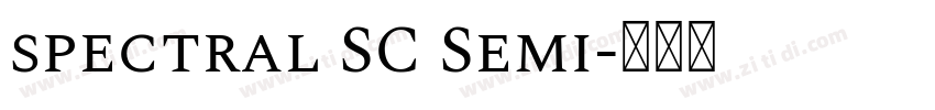 spectral SC Semi字体转换